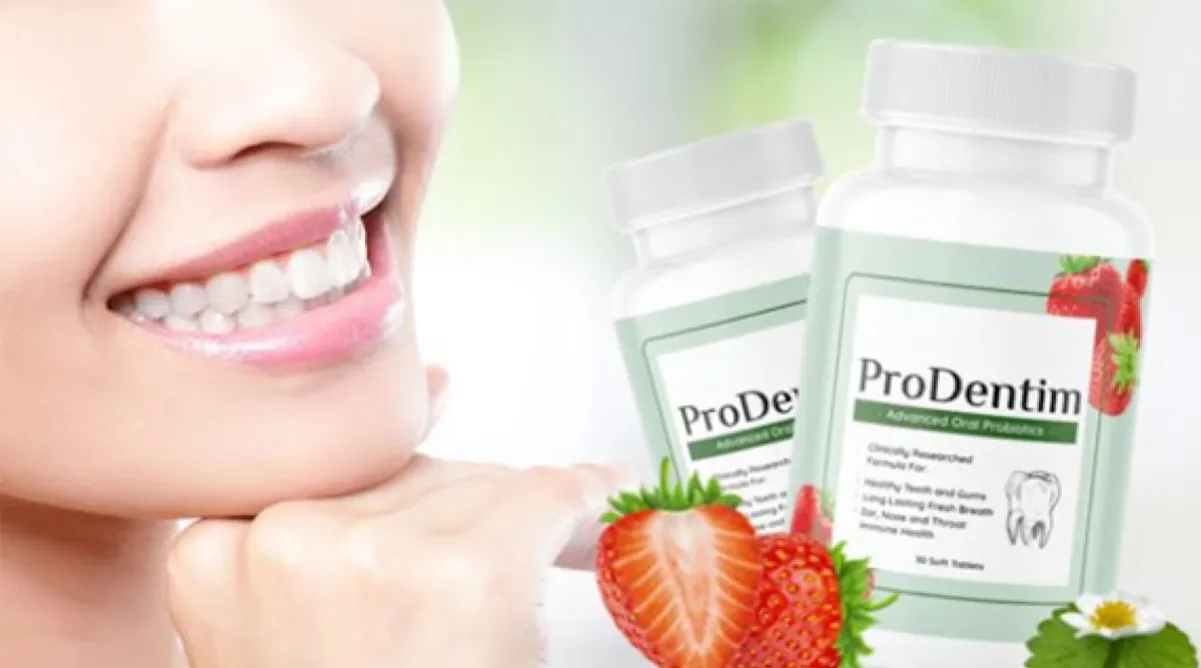 Comprehensive illustration explaining how the 3.5 billion probiotic strains balance the oral microbiome to support teeth and gums.
